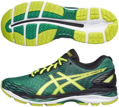 asics nimbus 18 hombre azul